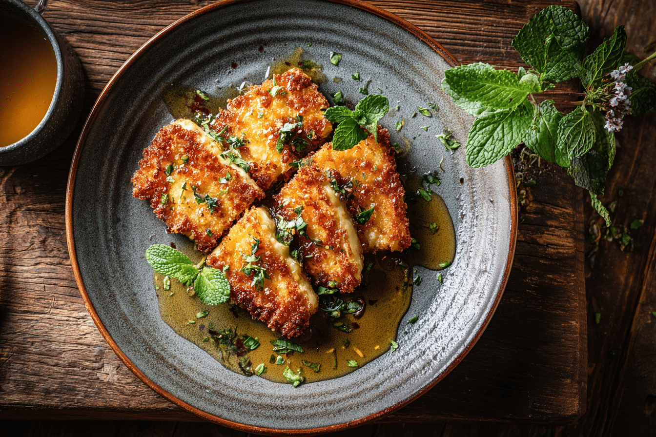 Hot Honey Halloumi Schnitzel: Crispy, Sweet & Spicy Farmhouse Favorite